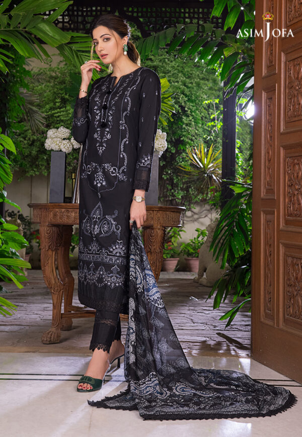 Asim Jofa Ajae-08 Embroidered