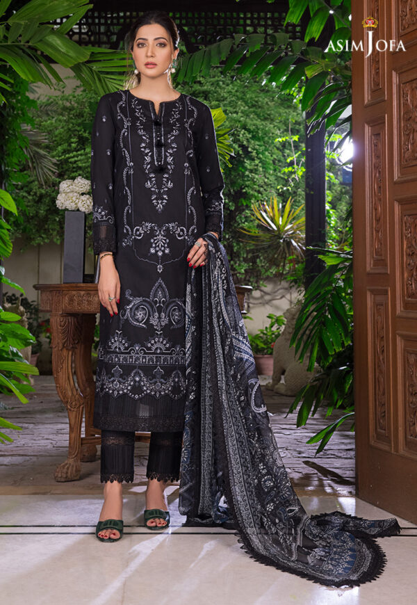 Asim Jofa Ajae-08 Embroidered