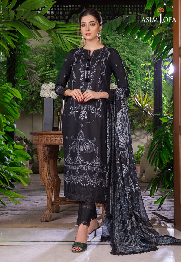 Asim Jofa Ajae-08 Embroidered