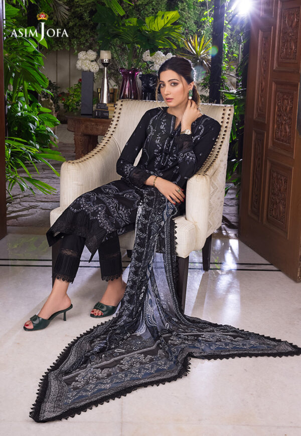 Asim Jofa Ajae-08 Embroidered