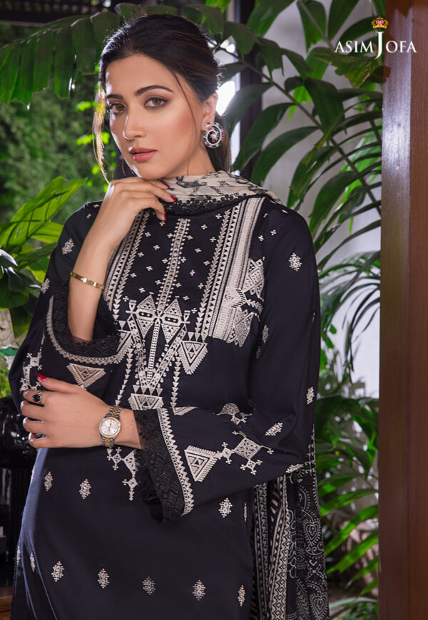Asim Jofa Ajae-09 Embroidered