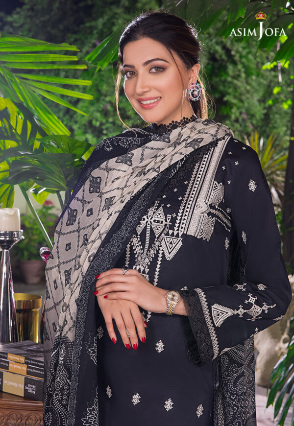 Asim Jofa Ajae-09 Embroidered