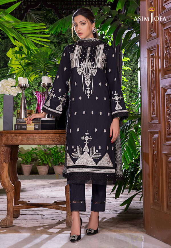 Asim Jofa Ajae-09 Embroidered