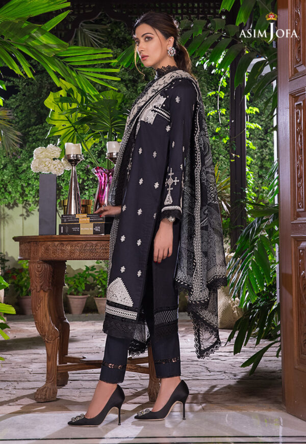 Asim Jofa Ajae-09 Embroidered