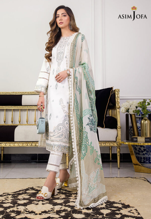 Asim Jofa Ajae-10 Embroidered Cambric