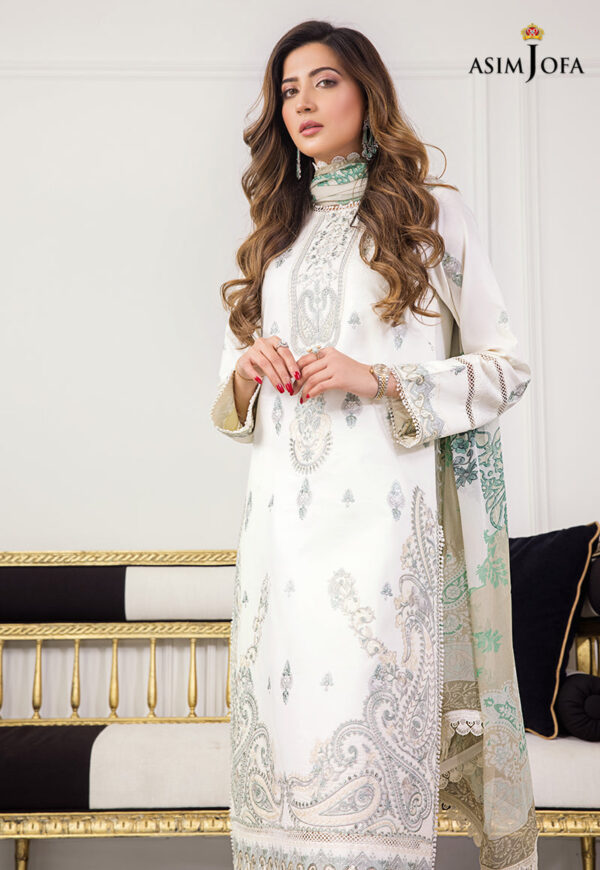 Asim Jofa Ajae-10 Embroidered Cambric