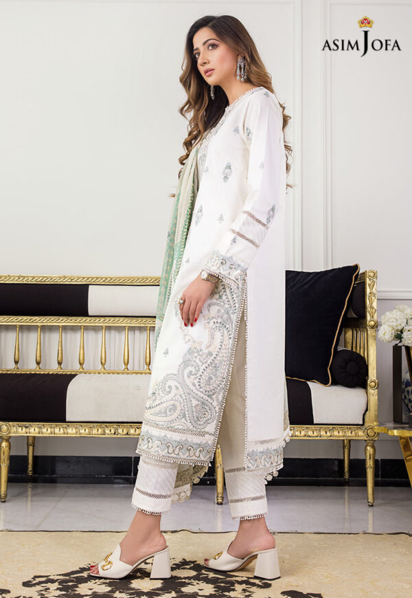 Asim Jofa Ajae-10 Embroidered Cambric