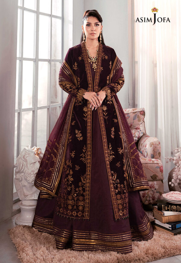 Asim Jofa Ajam-01 Embroidered