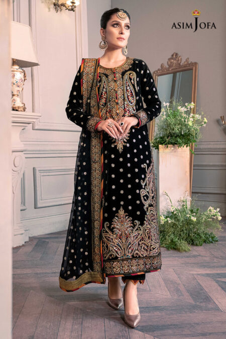 Asim Jofa Ajam-02 Embroidered