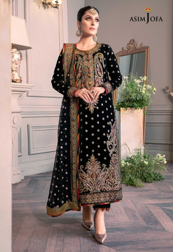 Asim Jofa Ajam-02 Embroidered