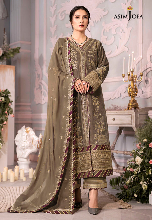 Asim Jofa Ajam-03 Embroidered