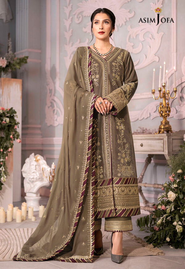 Asim Jofa Ajam-03 Embroidered
