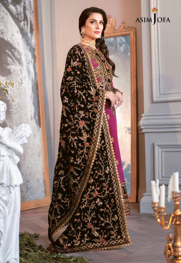 Asim Jofa Ajam-04 Embroidered Raw Silk