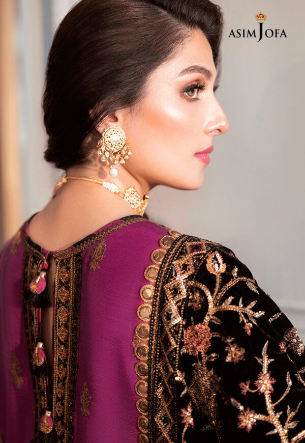 Asim Jofa Ajam-04 Embroidered Raw Silk
