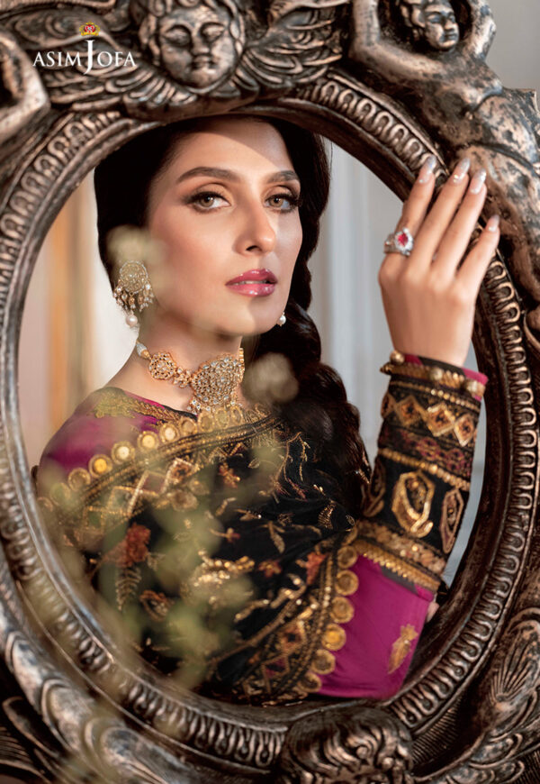 Asim Jofa Ajam-04 Embroidered Raw Silk