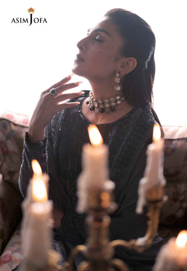 Asim Jofa Ajam-05 Embroidered Velvet