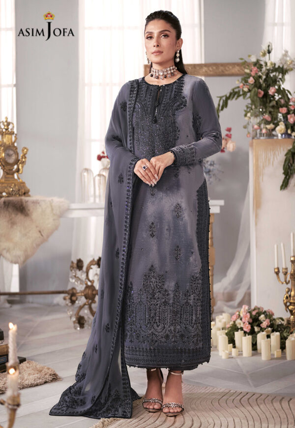 Asim Jofa Ajam-05 Embroidered Velvet