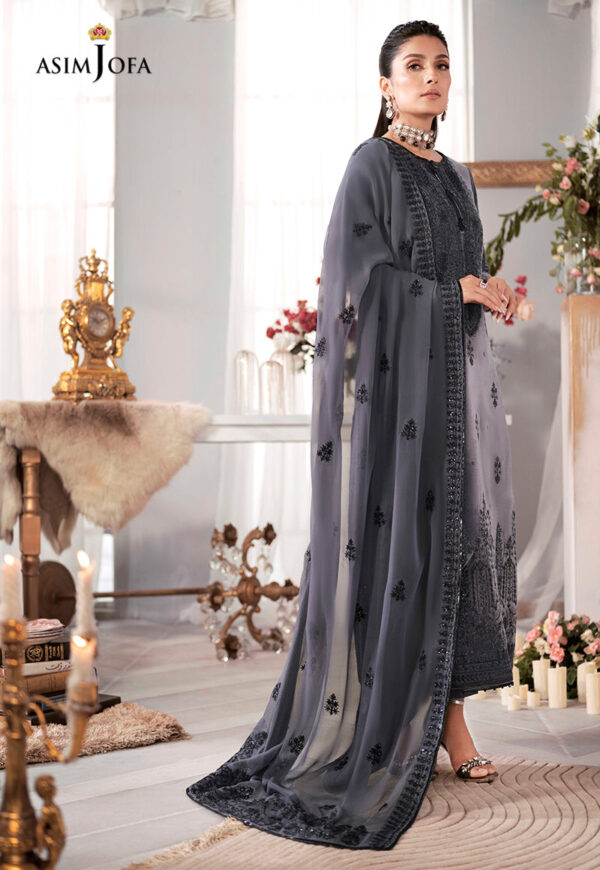 Asim Jofa Ajam-05 Embroidered Velvet