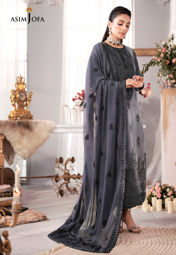 Asim Jofa Ajam-05 Embroidered Velvet