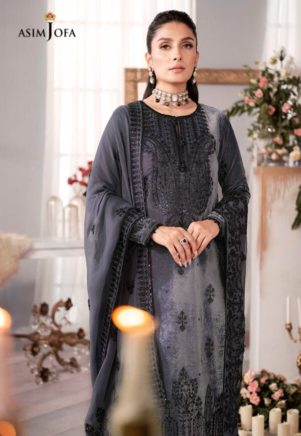 Asim Jofa Ajam-05 Embroidered Velvet