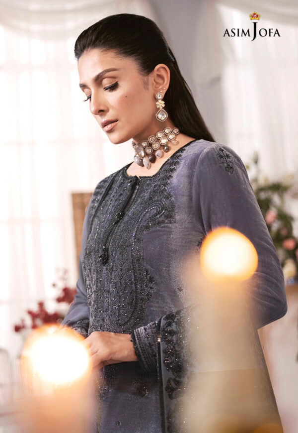 Asim Jofa Ajam-05 Embroidered Velvet