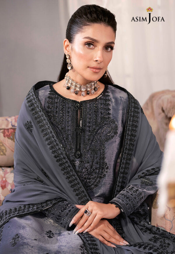 Asim Jofa Ajam-05 Embroidered Velvet