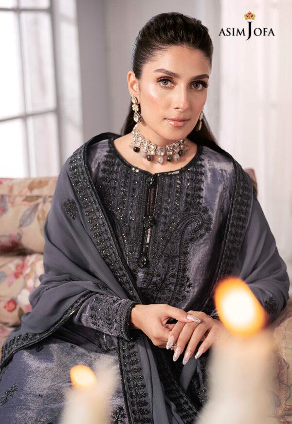 Asim Jofa Ajam-05 Embroidered Velvet