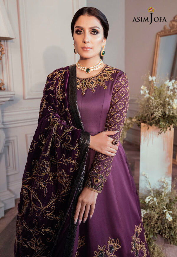 Asim Jofa Ajam-06 Embroidered Dull Silk