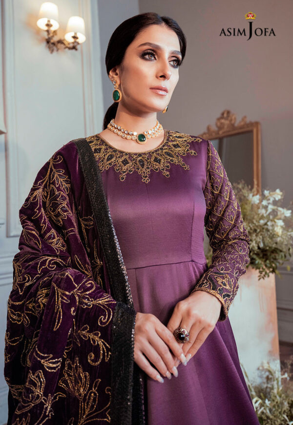 Asim Jofa Ajam-06 Embroidered Dull Silk