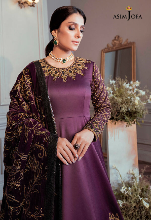 Asim Jofa Ajam-06 Embroidered Dull Silk