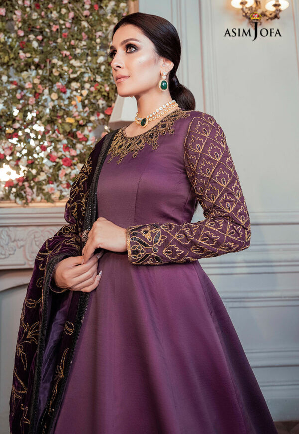 Asim Jofa Ajam-06 Embroidered Dull Silk