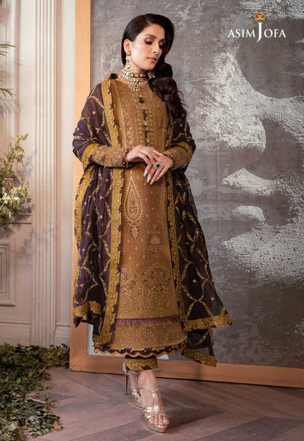 Asim Jofa Ajam-07 Embroidered Velvet
