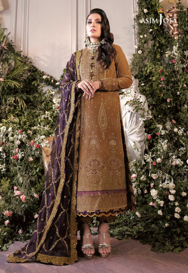 Asim Jofa Ajam-07 Embroidered Velvet