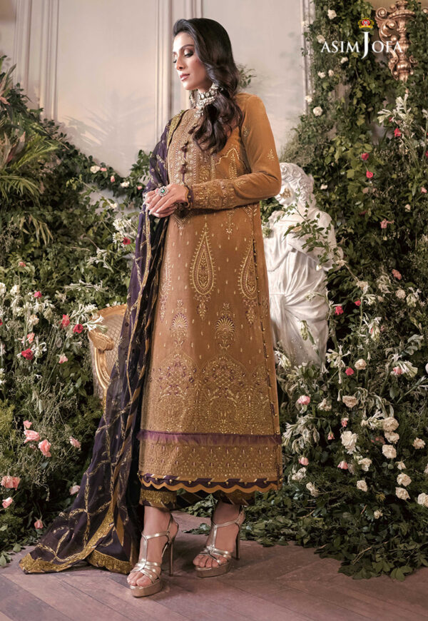 Asim Jofa Ajam-07 Embroidered Velvet