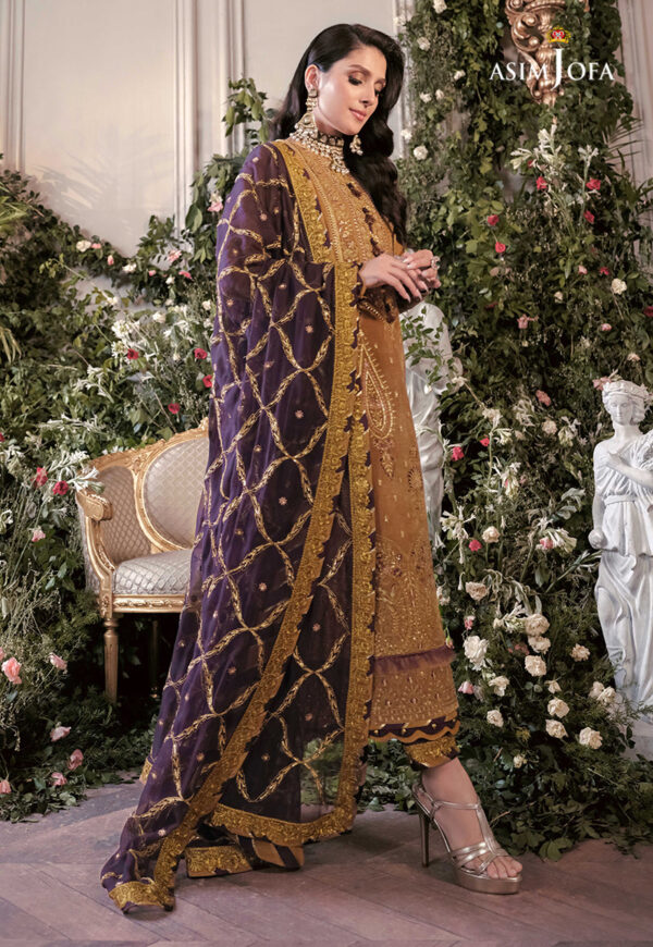 Asim Jofa Ajam-07 Embroidered Velvet
