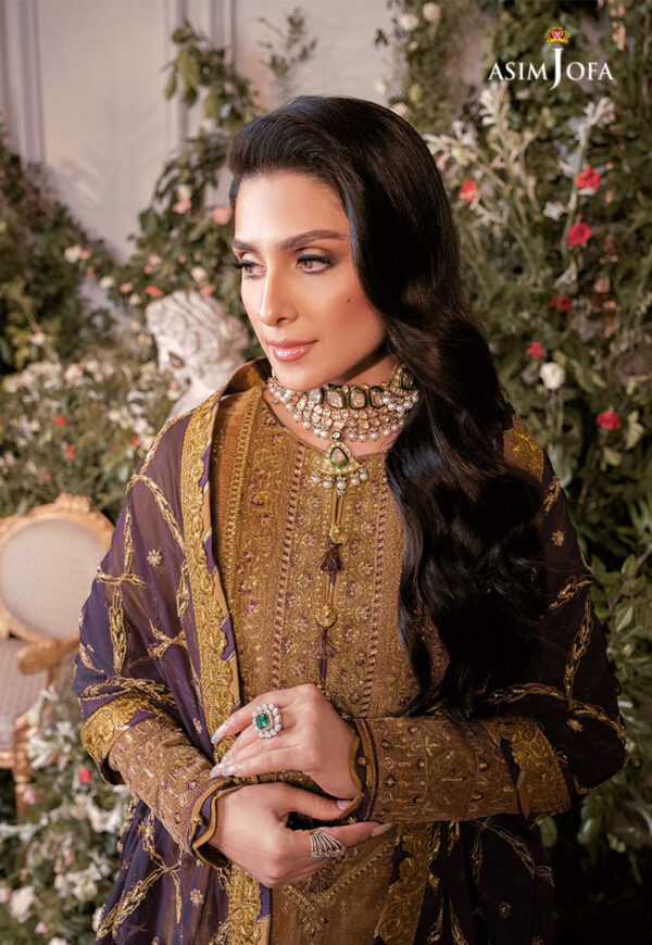 Asim Jofa Ajam-07 Embroidered Velvet