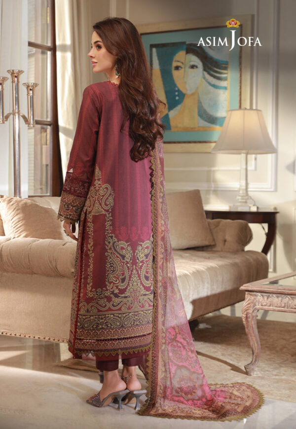 Asim Jofa Ajas-04 Embroidered Cambric 3-Pcs