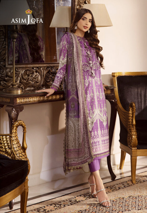 Asim Jofa Ajas-06 Embroidered
