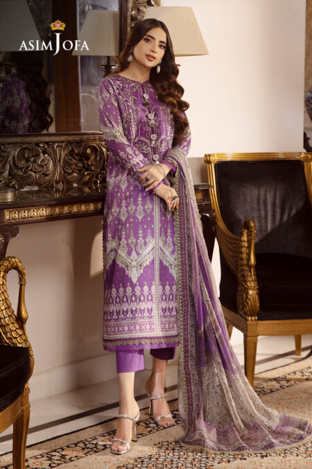 Asim Jofa Ajas-06 Embroidered