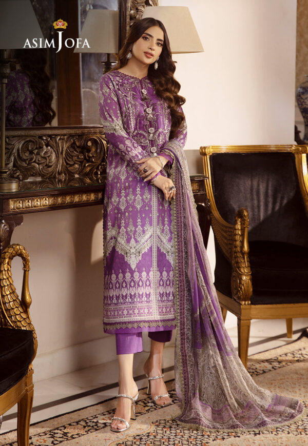 Asim Jofa Ajas-06 Embroidered