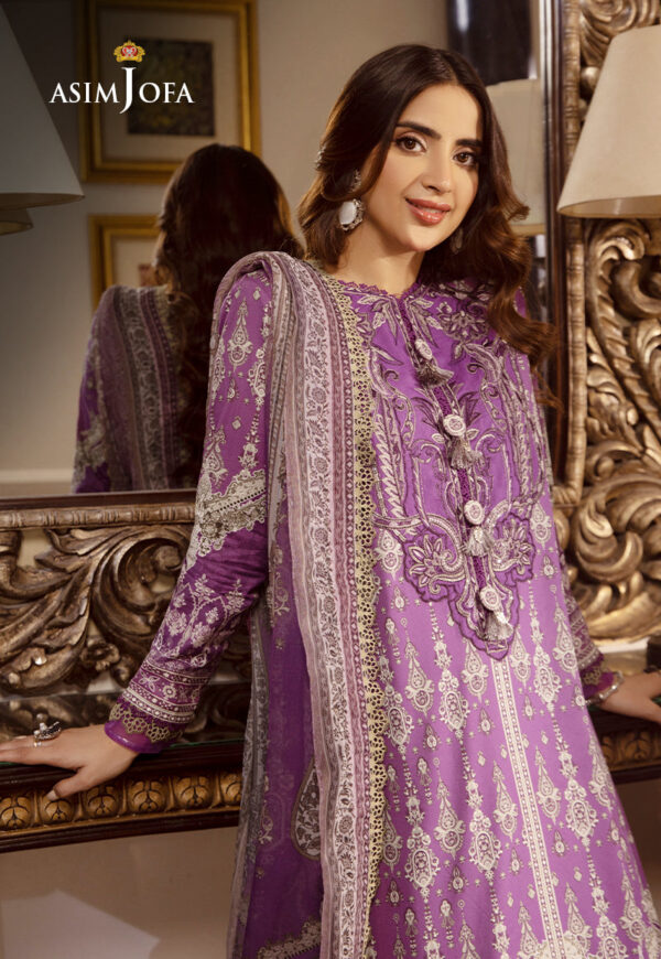 Asim Jofa Ajas-06 Embroidered