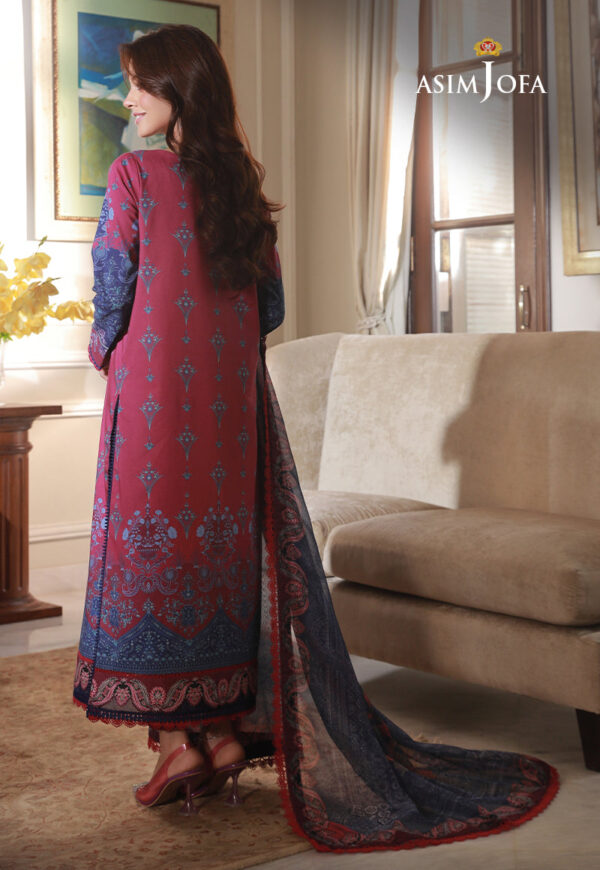 Asim Jofa Ajas-07 Embroidered Cambric 3-Pcs