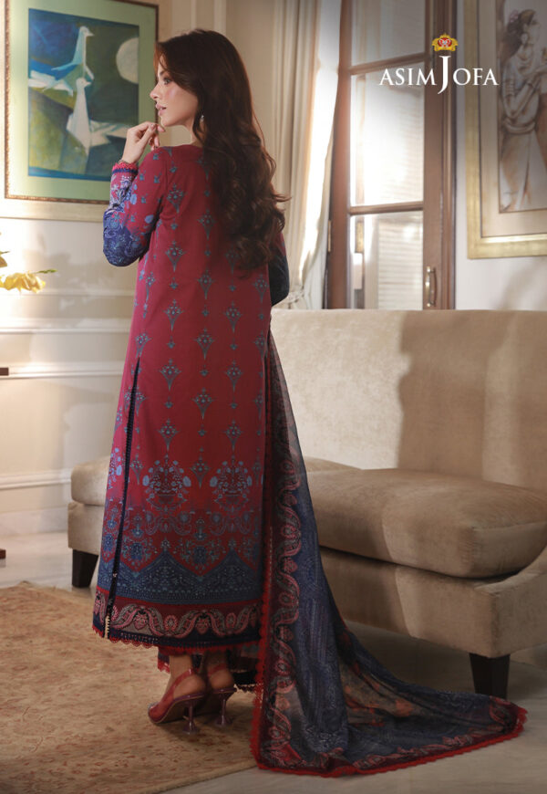 Asim Jofa Ajas-07 Embroidered Cambric 3-Pcs