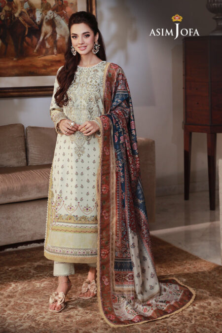 Asim Jofa Ajas-08 Embroidered
