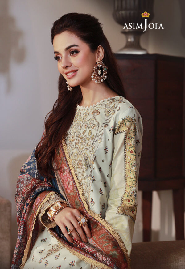 Asim Jofa Ajas-08 Embroidered