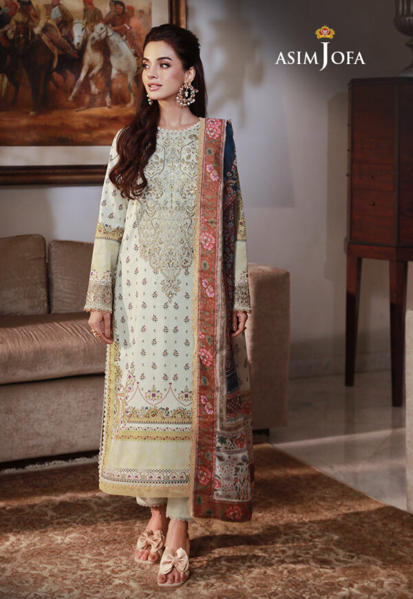 Asim Jofa Ajas-08 Embroidered
