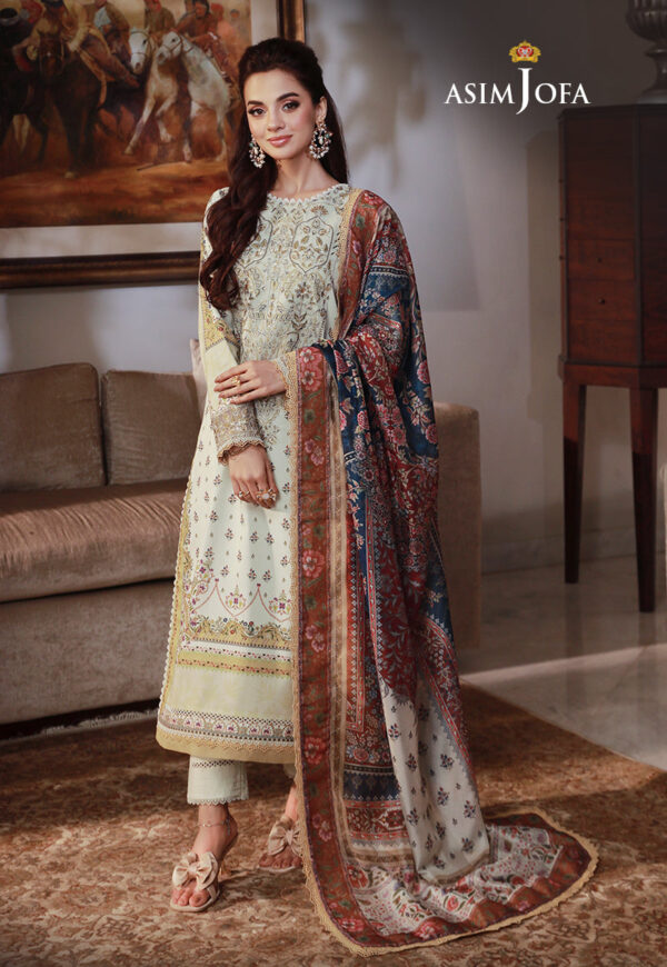 Asim Jofa Ajas-08 Embroidered