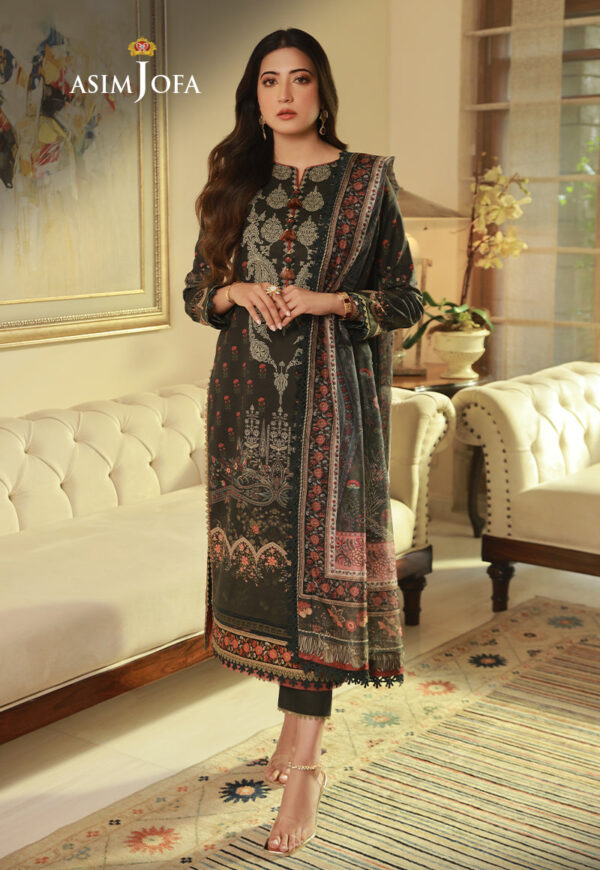 Asim Jofa Ajas-11 3-Pcs Printed Cambric