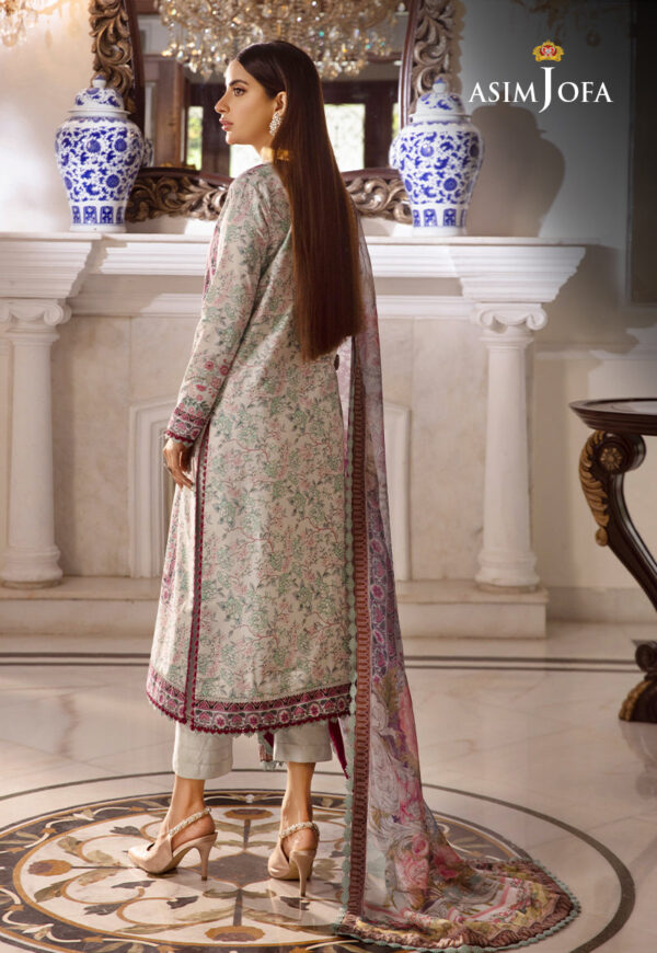 Asim Jofa Ajas-13 3-Pcs Printed Cambric