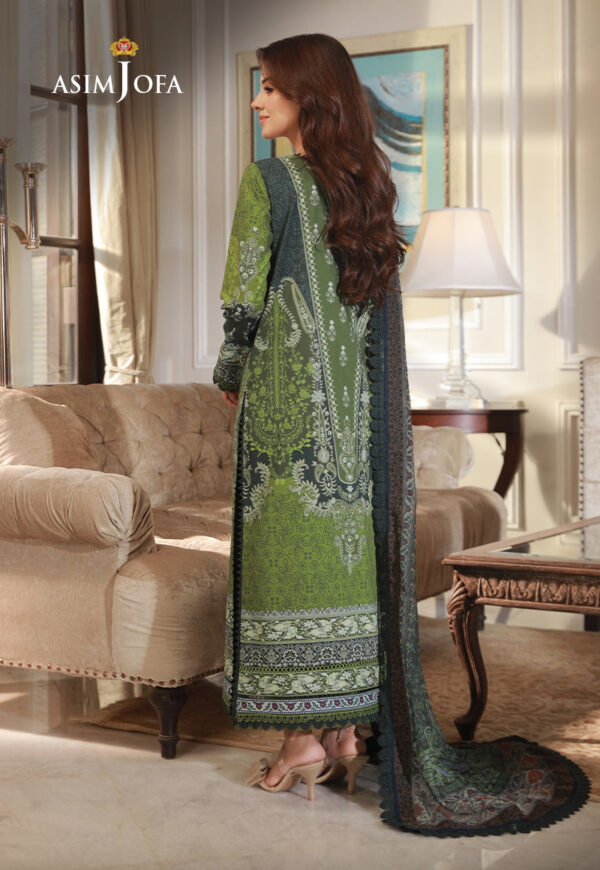 Asim Jofa Ajas-14 3-Pcs Printed Cambric